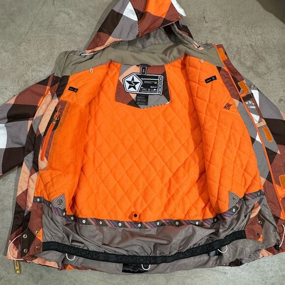 Sessions Aston Y2K Jacket Deluxe Recco Avalanche Sys Ski Snowboard Men Sz Small - Picture 3 of 11